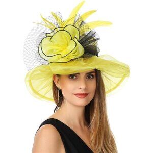 Women's Organza Church British Fascinator Hat